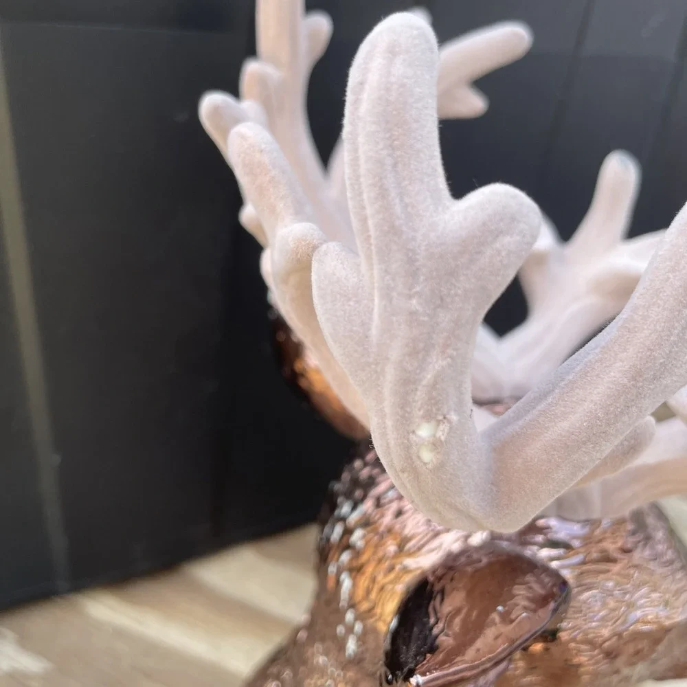 Bath & Body Works Stag Deer Head 3-Wick Candle Pedestal Holder